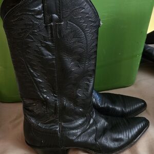 Justin Boots Tan Leather Western Boots